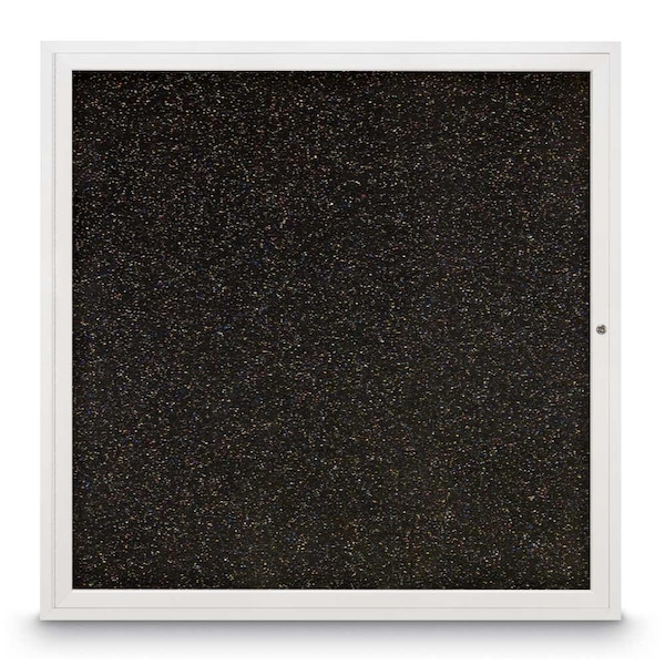 Sliding Door Indoor Enclosed Corkboard, 7
